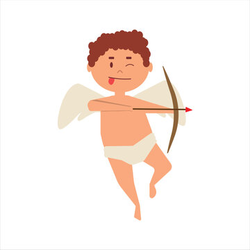 Cupid Cartoon Illustration