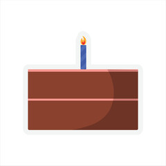 Birthday Cake Sticker