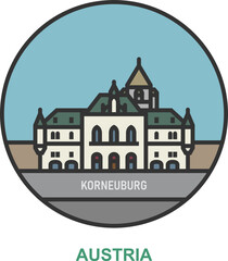 Korneuburg. Cities and towns in Austria