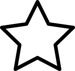 star, thin line edit, editing icon