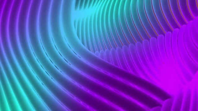 Abstract colored animated waves. Background abstract