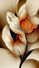 Floral design. Generative AI