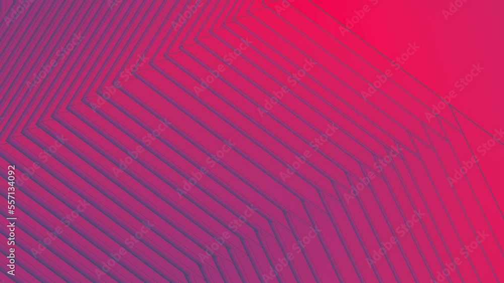 Poster Violet colored abstract background of lines. Pattern for decoration design. Digital seamless loop animation. 3d rendering. 4K, Ultra HD resolution