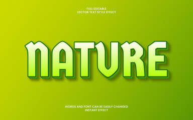 Nature Text Effect