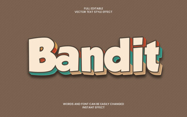 Bandit Text Effect