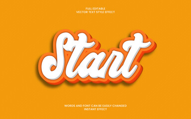 Start Text Effect