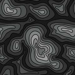 Abstract hand drawn doodle seamless pattern. Endless camo spots texture. Vector background.