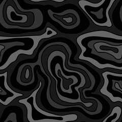 Abstract hand drawn doodle seamless pattern. Endless camo spots texture. Vector background.