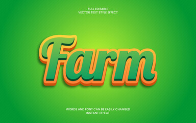 Farm Text Effect