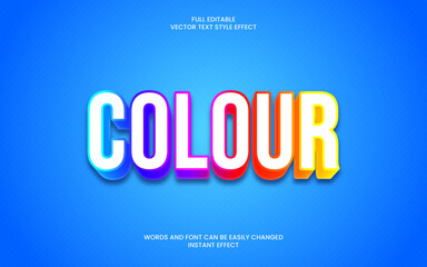 Colour Text Effect