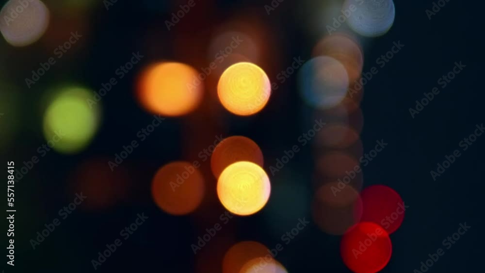Aufkleber abstract bokeh background loop of multi-colored. vertical footage