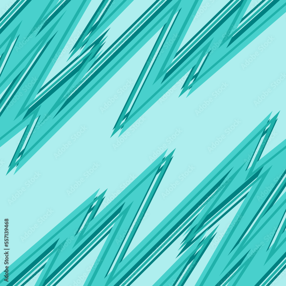 Aufkleber abstract background with reflective overlapping zigzag pattern and with some copy space area