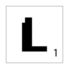Pixel Alphabet L