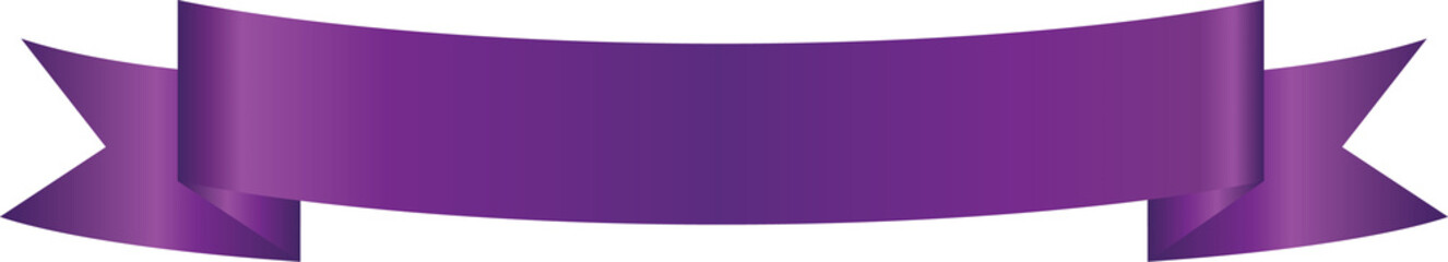 Purple Ribbon Scroll