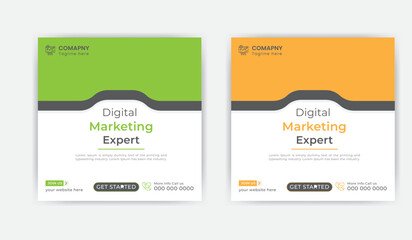 Corporate Social media post design Template