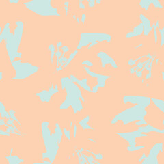 Floral Brush strokes Seamless Pattern Design