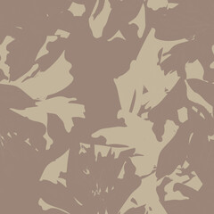Floral Brush strokes Seamless Pattern Design