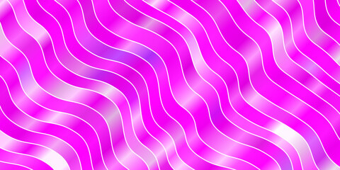 Obraz premium Light Purple, Pink vector pattern with lines.