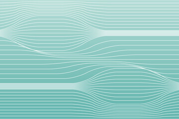 Simple wave line background. Vector illustration.