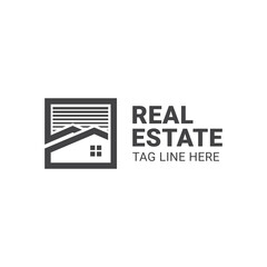 housing business logo template vector contemporary design.
