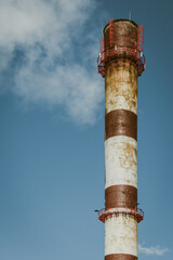 chimney of a factory