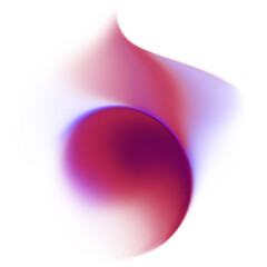 Viva Magenta Gradient Shapes
