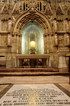 The Saint Chalice chapel, Saint Mary's Basilica, Valencia, Spain