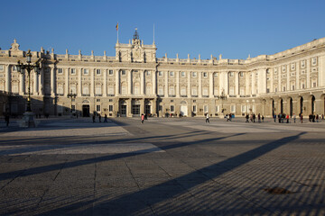 Fototapeta na wymiar The Royal Palace, Madrid, Spain