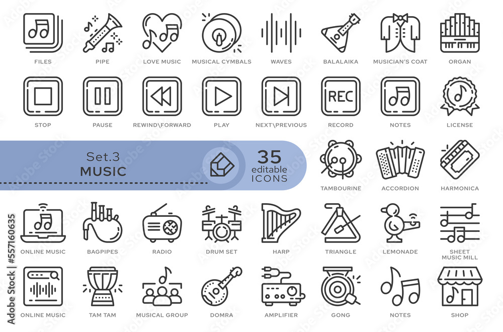 Aufkleber set of conceptual icons. vector icons in flat linear style for web sites, applications and other gra