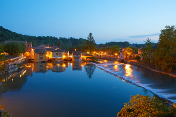 Traditional watermills in Borghetto of Valeggio sul Mincio, Verona province, Italy