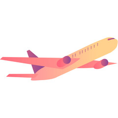 Plane vector air flight icon aircraft travel