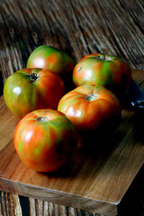 Salad tomatoes from the garden
