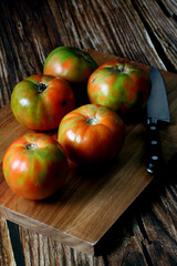 Salad tomatoes from the garden