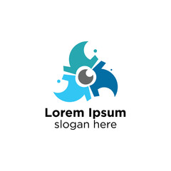 washing clothes logo concept, laundry logo inspiration