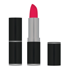 Woman lipstick on white background, vector