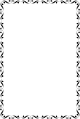 vector frames black on a white background
