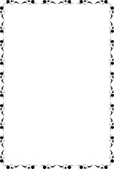 vector frames black on a white background
