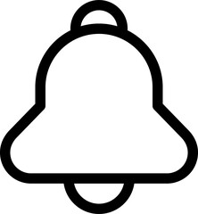 bell ring thin line edit, editing icon