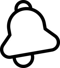 bell ring thin line edit, editing icon