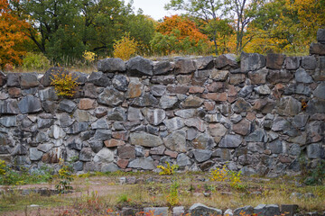 old stone wall