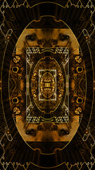 Abstract golden texture background image.