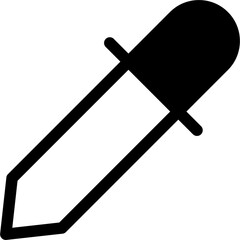 dropper tool thin line edit, editing icon