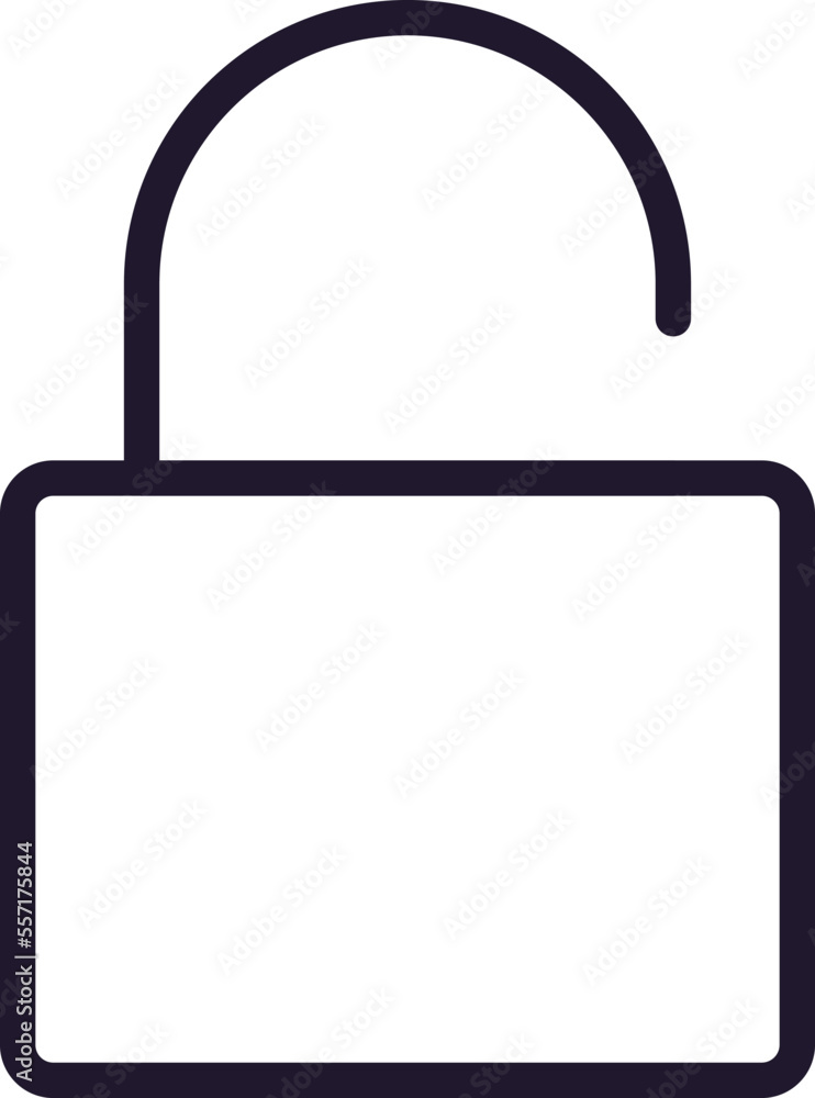 Poster simple sign and symbols for ui. suitable for web sites, apps, internet stores. editable stroke. vect