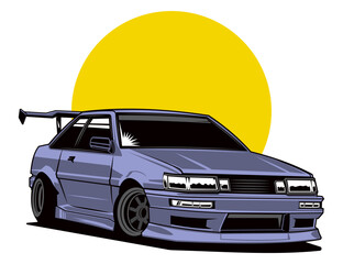 isolated car design vector idea for illustration graphic concept