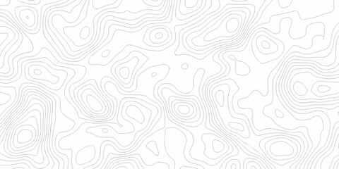 Topographic map. Geographic mountain relief. Abstract lines background. Contour maps. Vector illustration, Topo contour map on white background, Topographic contour lines vector map seamless pattern.