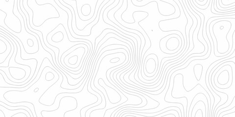 Topographic map. Geographic mountain relief. Abstract lines background. Contour maps. Vector illustration, Topo contour map on white background, Topographic contour lines vector map seamless pattern.