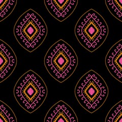 pattern, seamless, wallpaper, vector, texture, ornament, damask, floral, art, vintage, design, illustration, decoration, flower, antique, fabric, decor, retro, textile, black, baroque, backdrop, leaf,