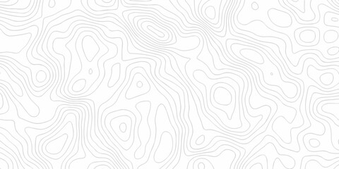 Topographic map. Geographic mountain relief. Abstract lines background. Contour maps. Vector illustration, Topo contour map on white background, Topographic contour lines vector map seamless pattern.