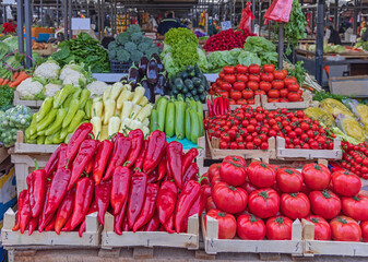 Vegetables Market Stall