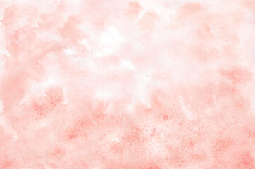 Watercolor painting abstract background or soft orange and white abstract watercolor texture backdrop on paper. Template for cover or card and poster. copy space for text. Hand painted texture style.